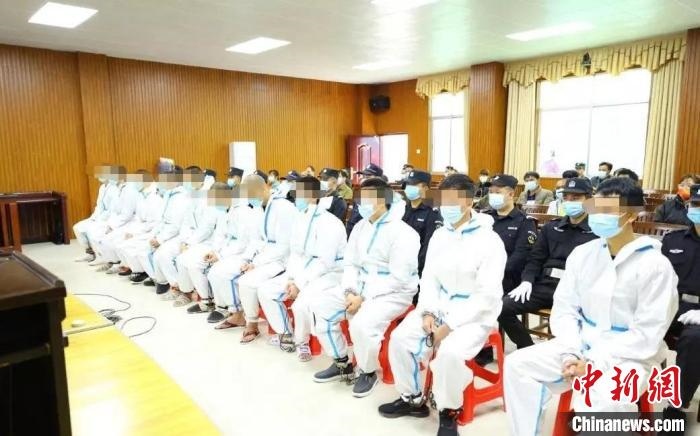 圖為庭審現(xiàn)場?！|蘭法院 攝