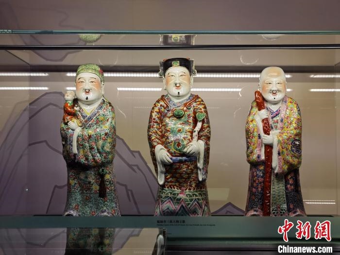 福祿壽三星人物立像?！∩虾Ｊ袣v史博物館 供圖