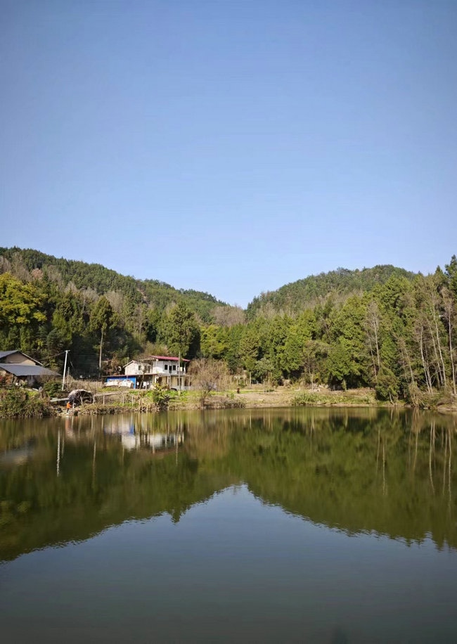 這樣在對(duì)面看，老家也算依山傍水.jpg