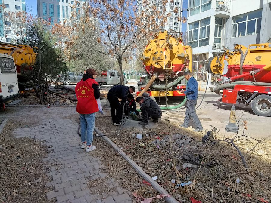 現(xiàn)場疏通了管道。.png