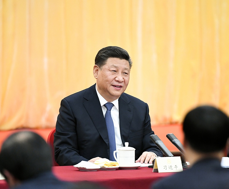 2019年3月4日下午，習(xí)近平總書記看望參加全國政協(xié)十三屆二次會議的文化藝術(shù)界、社會科學(xué)界委員，并參加聯(lián)組會，聽取意見和建議。