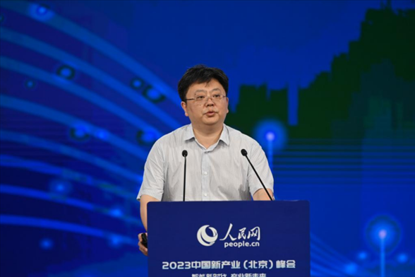 傳播內(nèi)容認(rèn)知全國(guó)重點(diǎn)實(shí)驗(yàn)室首席科學(xué)家張勇東。人民網(wǎng)記者 于凱攝