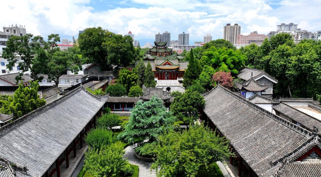 近日拍攝的陜西省漢中市博物館。新華社記者 劉瀟 攝