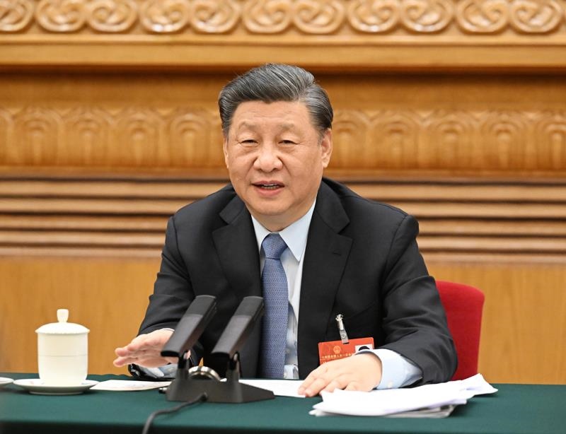 2023年3月5日，習(xí)近平總書記參加十四屆全國(guó)人大一次會(huì)議江蘇代表團(tuán)審議。