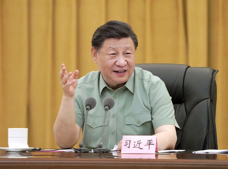 2023年7月26日，習(xí)近平到西部戰(zhàn)區(qū)空軍視察。