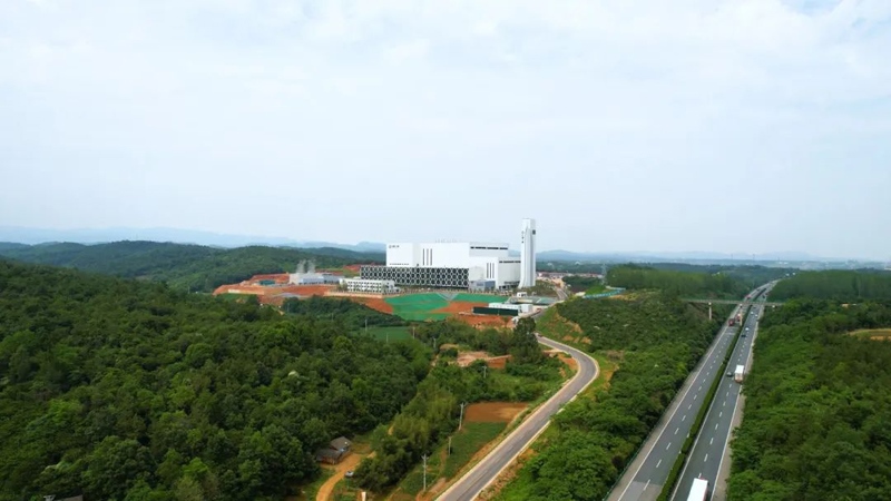 湖北省宜昌市生活垃圾發(fā)電特許經(jīng)營項(xiàng)目。陳臣攝