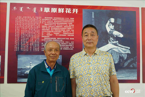 ?。▽O普〔左〕與吳恩〔右〕 央視網(wǎng)記者隋佳桐 攝)