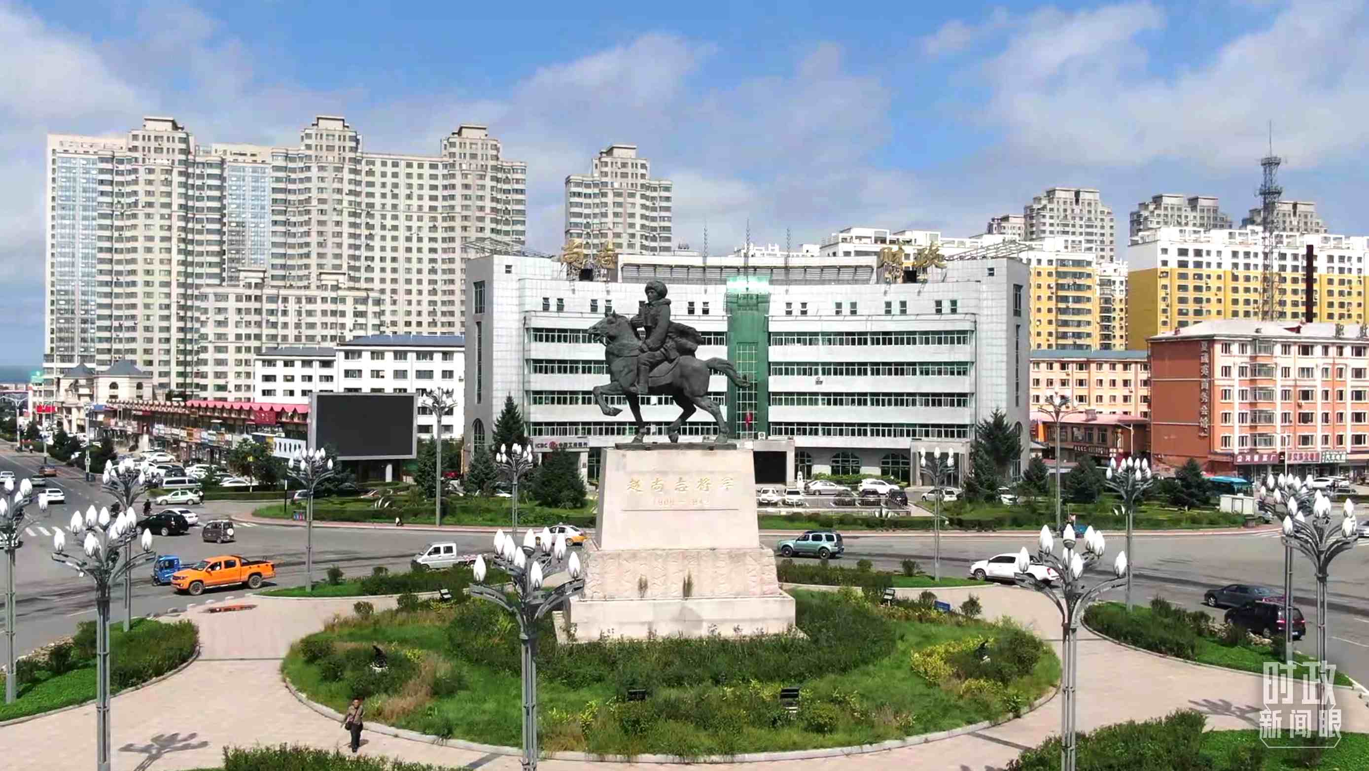△哈爾濱市尚志市航拍。（總臺央視記者張耿生拍攝）