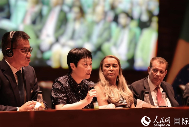 田敏出席論壇開幕式并致辭。人民網(wǎng)記者 時(shí)元皓攝