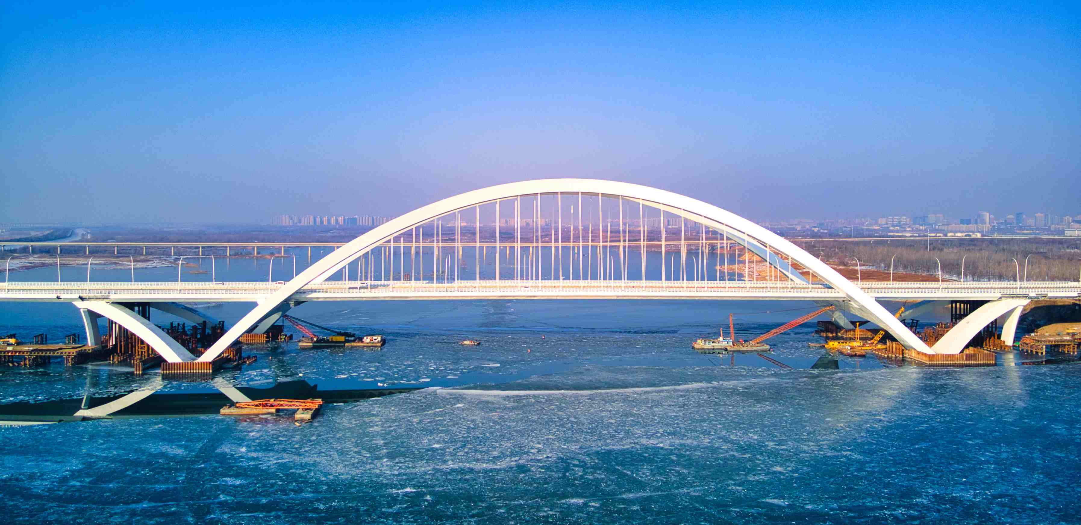 開通后的京雄大橋。受訪方供圖