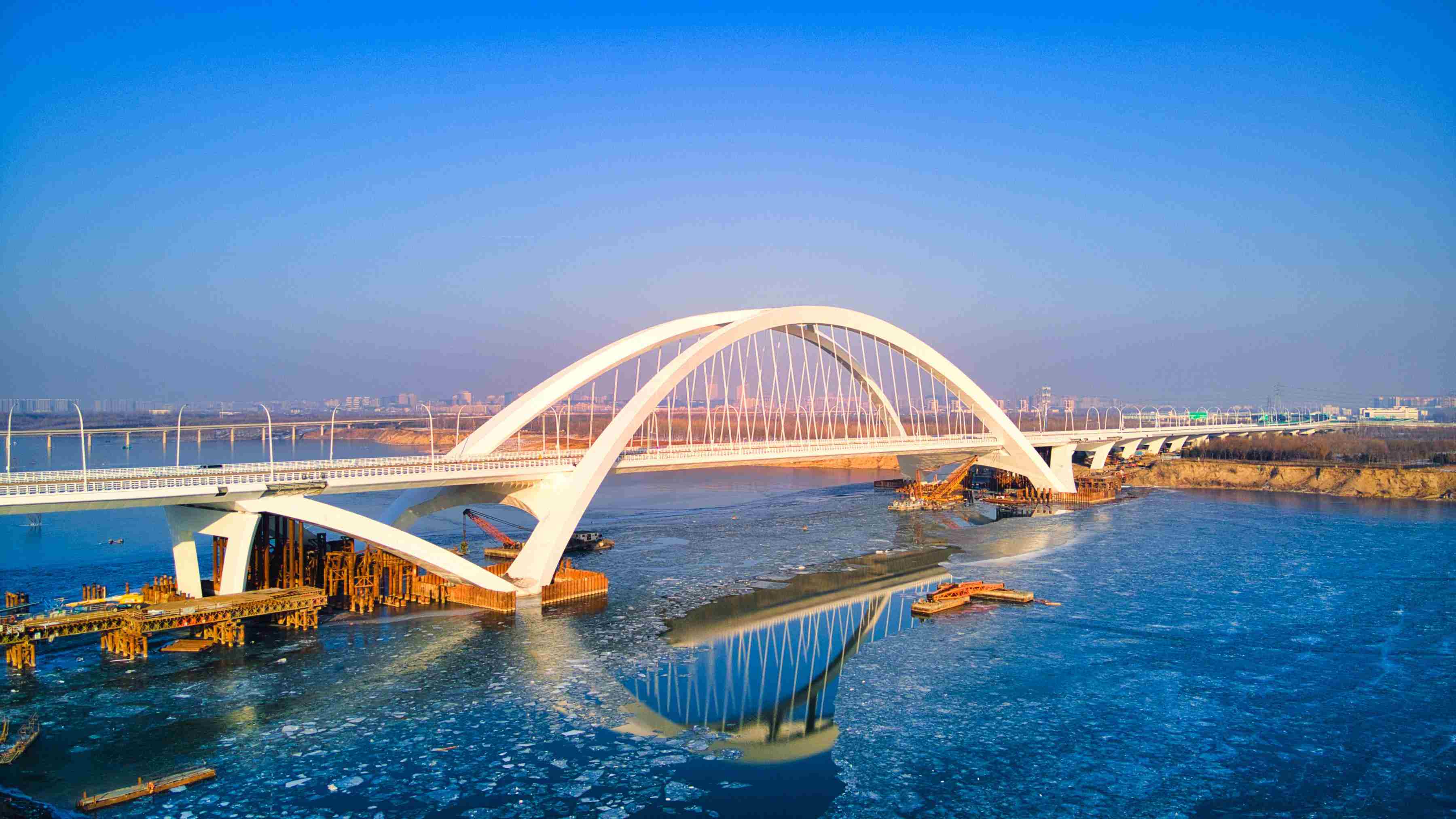 開通后的京雄大橋。受訪方供圖