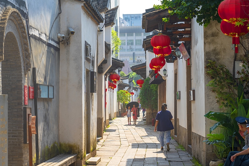 2019年6月28日，福建福州，三坊七巷風光。