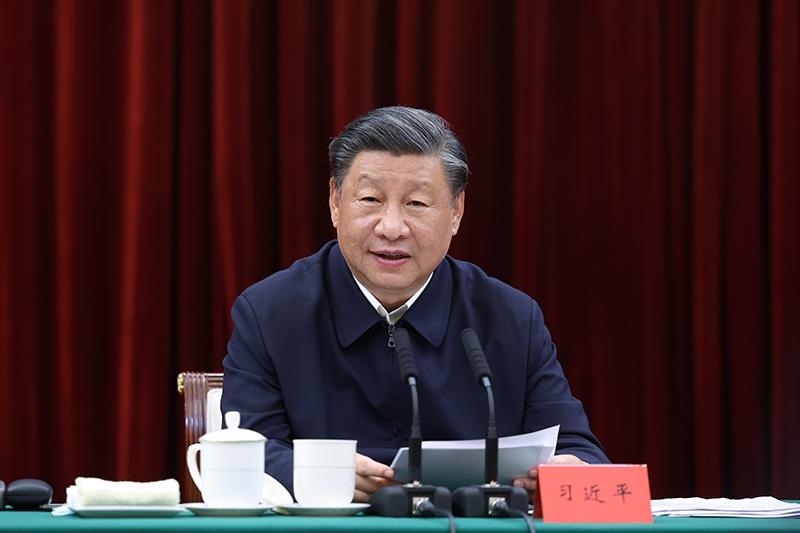 △2023年10月12日，習近平總書記在江西南昌市主持召開進一步推動長江經(jīng)濟帶高質量發(fā)展座談會并發(fā)表重要講話。