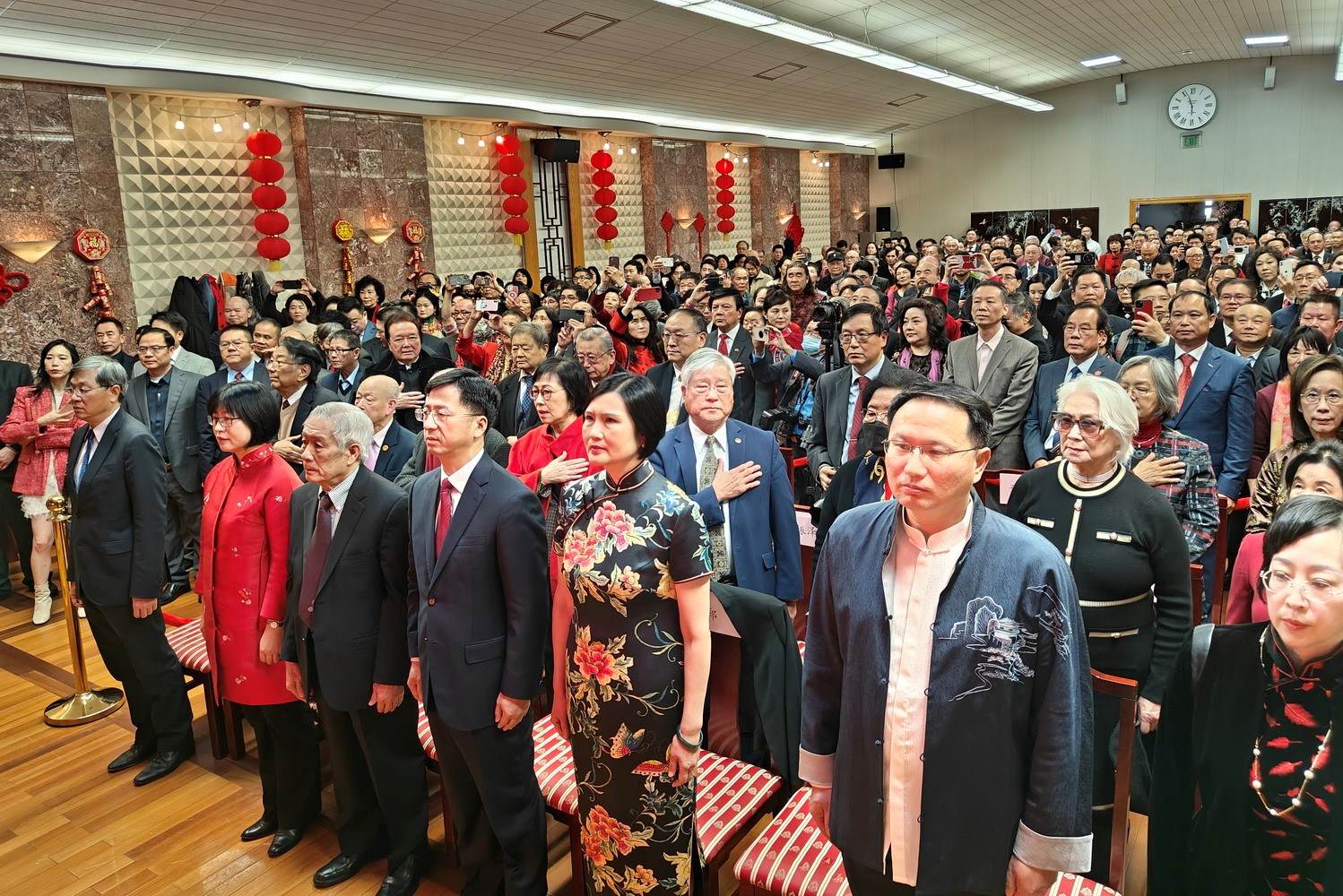 領(lǐng)區(qū)各州代表參加招待會(huì)。主辦方供圖