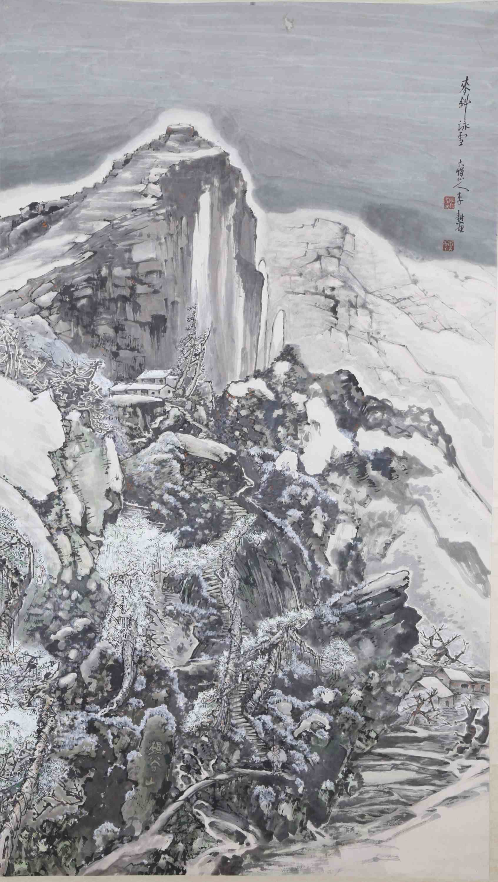 李耕畫作。(仙游縣博物館供圖)