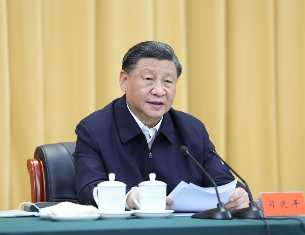 2023年6月2日，習近平在北京出席文化傳承發(fā)展座談會并發(fā)表重要講話。新華社記者 鞠鵬 攝