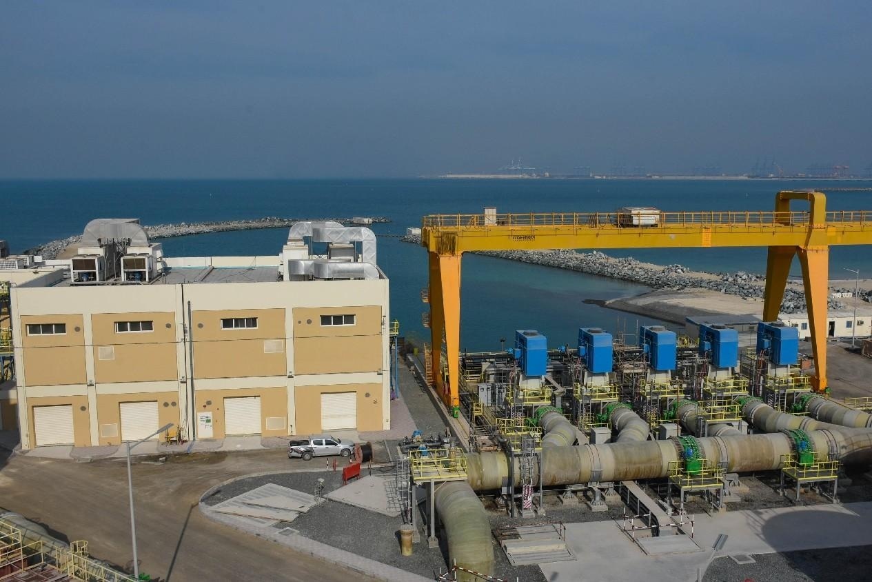 海水取水泵房。山東電建三公司供圖