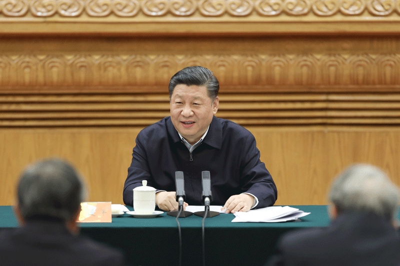 2019年3月18日，習(xí)近平總書記在北京主持召開(kāi)學(xué)校思想政治理論課教師座談會(huì)并發(fā)表重要講話。