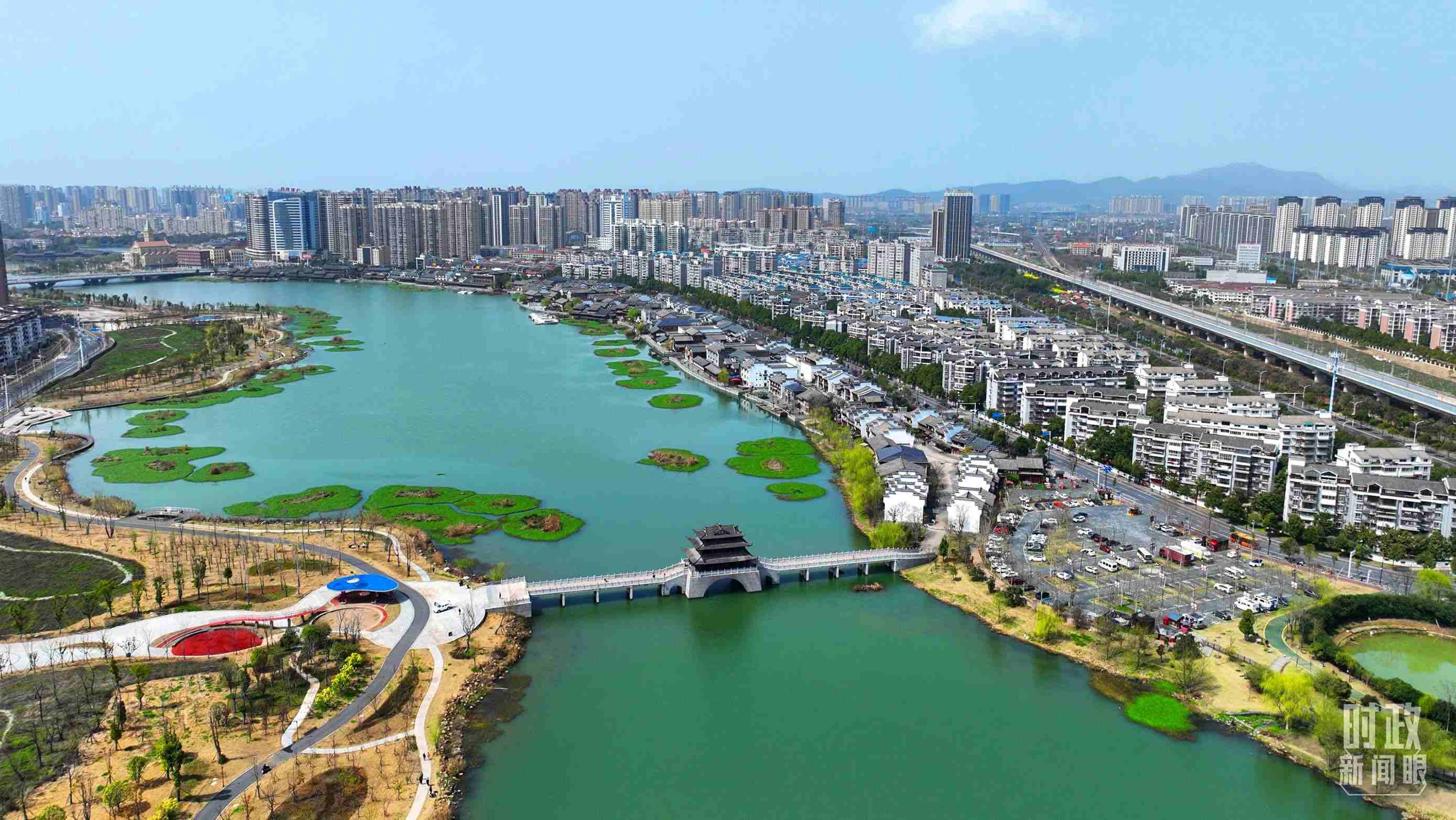 湖南常德。此次座談會前，習近平在長沙、常德兩地實地考察。（總臺央視記者范凱拍攝）