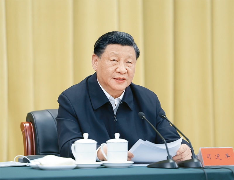 2023年6月2日，中共中央總書記、國(guó)家主席、中央軍委主席習(xí)近平在北京出席文化傳承發(fā)展座談會(huì)并發(fā)表重要講話。 新華社記者 鞠鵬/攝