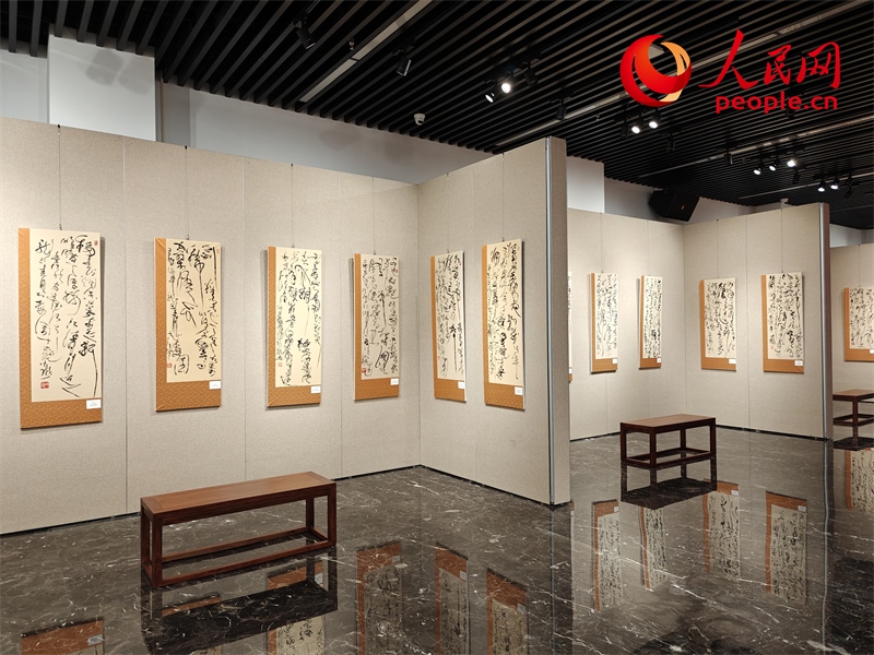 展廳現(xiàn)場(chǎng)。人民網(wǎng)記者 韋衍行攝