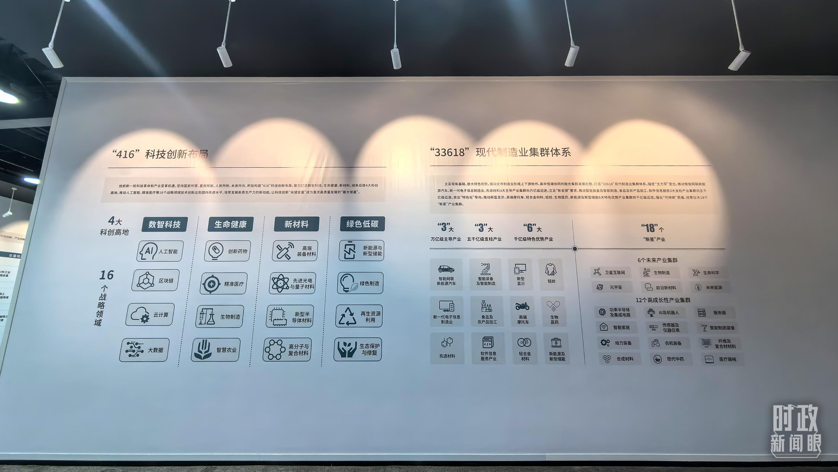 △重慶科技創(chuàng)新和產(chǎn)業(yè)發(fā)展成果展示。（總臺(tái)央廣記者潘毅拍攝）