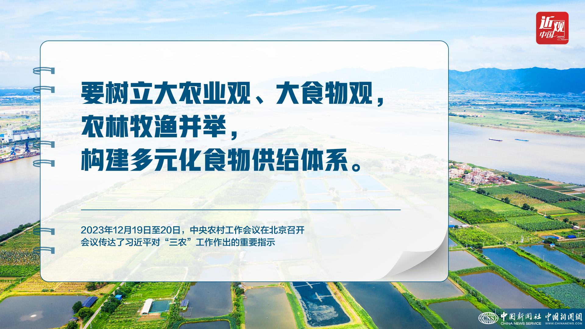 習(xí)近平：樹(shù)立大食物觀，構(gòu)建多元化食物供給體系