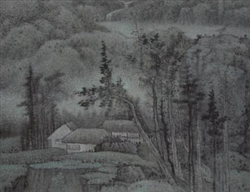 王秦生畫作《晨寂》。主辦方供圖