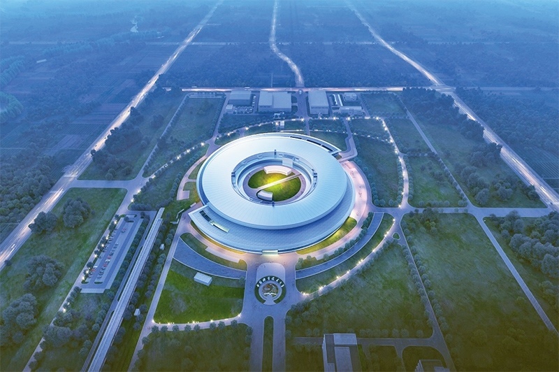 近年來，長三角各省市牢牢把握高質(zhì)量發(fā)展這個首要任務(wù)，因地制宜培育和發(fā)展新質(zhì)生產(chǎn)力，朝著世界級城市群目標(biāo)邁進。圖為第四代大科學(xué)裝置“合肥先進光源”的效果圖（資料圖片）。 新華社發(fā)（中國科學(xué)技術(shù)大學(xué)國家同步輻射實驗室供圖）