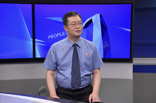 福建省泉州市人民檢察院檢察長施建清。人民網記者 王曉嘯攝