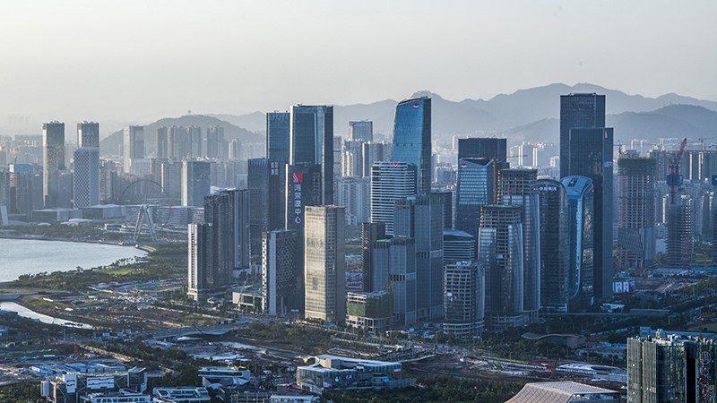 圖為深圳前海城市風(fēng)光。