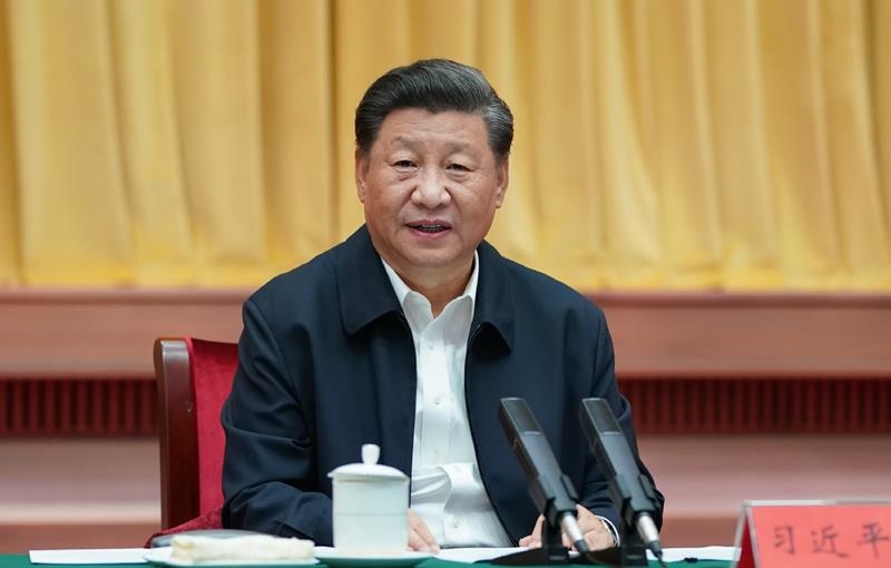 △2020年9月17日，習(xí)近平總書記在湖南長沙主持召開基層代表座談會并發(fā)表重要講話，聽取基層干部群眾代表對“十四五”規(guī)劃編制的意見和建議。