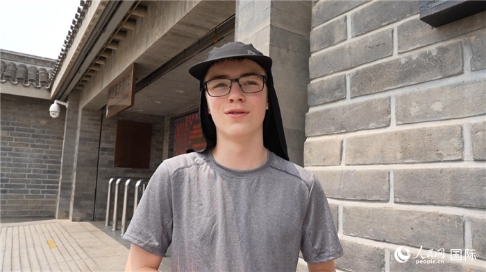 圖為德國籍游客埃里克·西伯特。人民網(wǎng)記者 吳超嵐攝