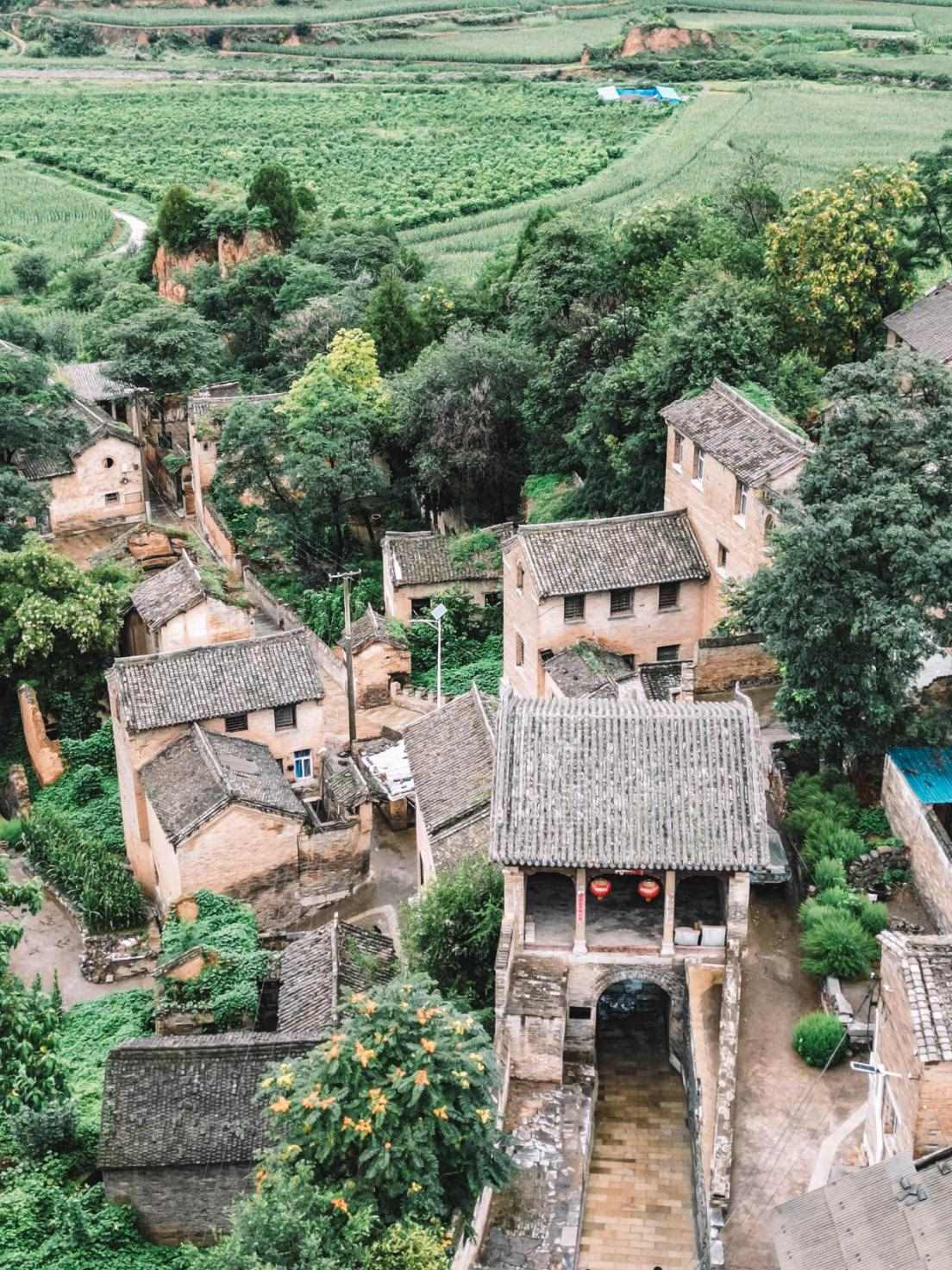 高平市永寧寨村，有許多明清建筑。王劍攝