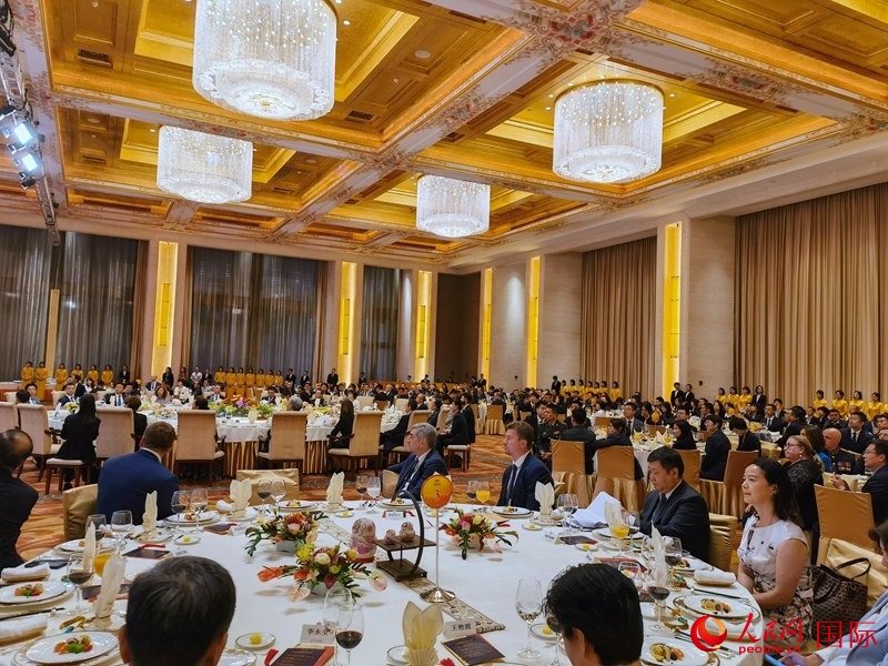慶祝中俄建交75周年招待會在京舉行。人民網(wǎng)記者 李明琪攝