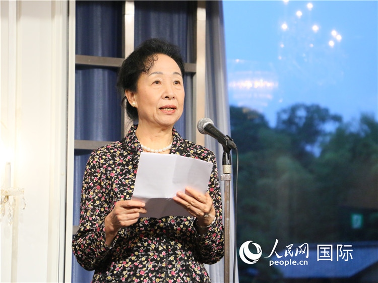 中國商務(wù)部原部長助理郭莉致辭。人民網(wǎng) 許可攝