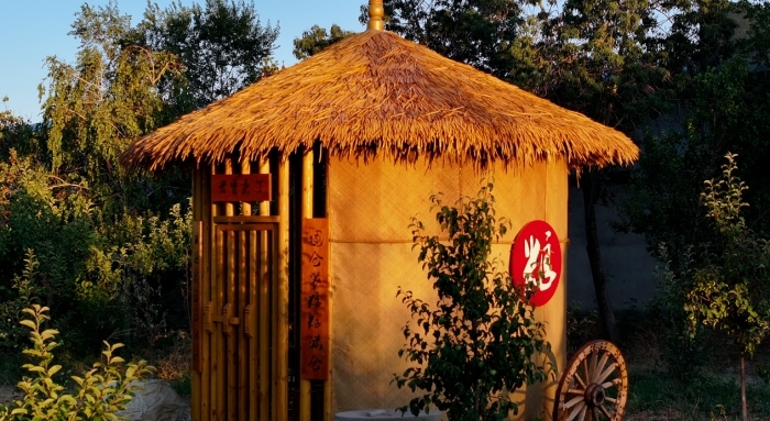 老奇臺(tái)人民法庭“土圓倉”調(diào)解室。老奇臺(tái)人民法庭供圖