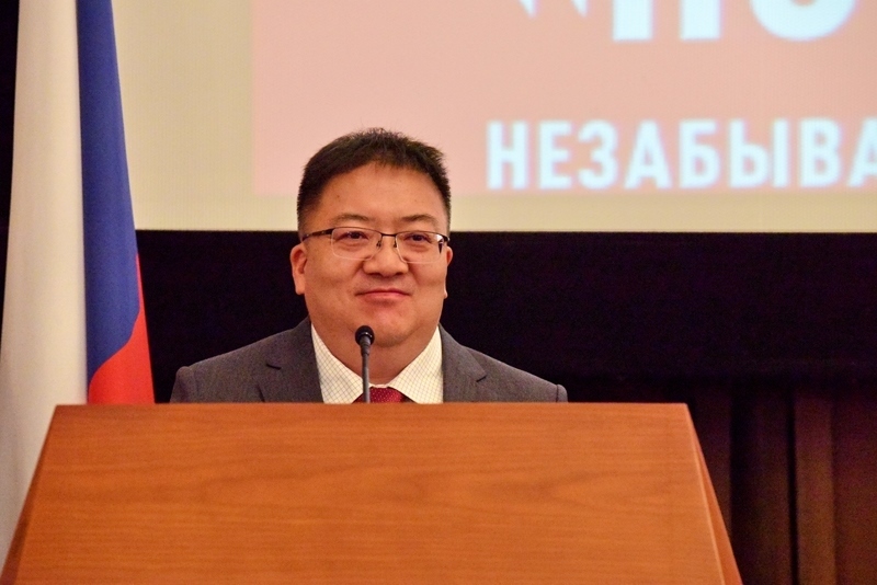 新華出版社社長(zhǎng)匡樂(lè)成致辭。 主辦方供圖