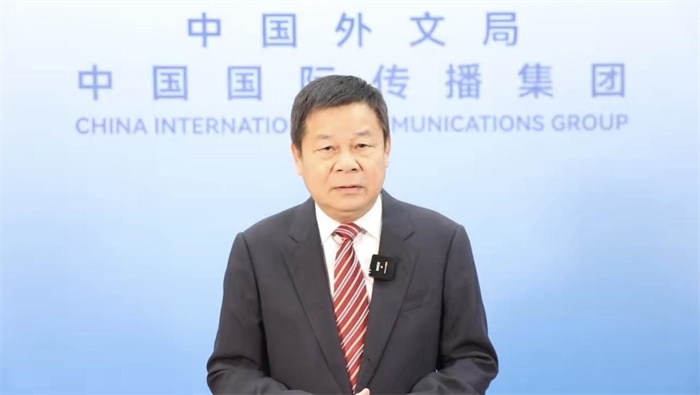 杜占元視頻致辭。主辦方供圖