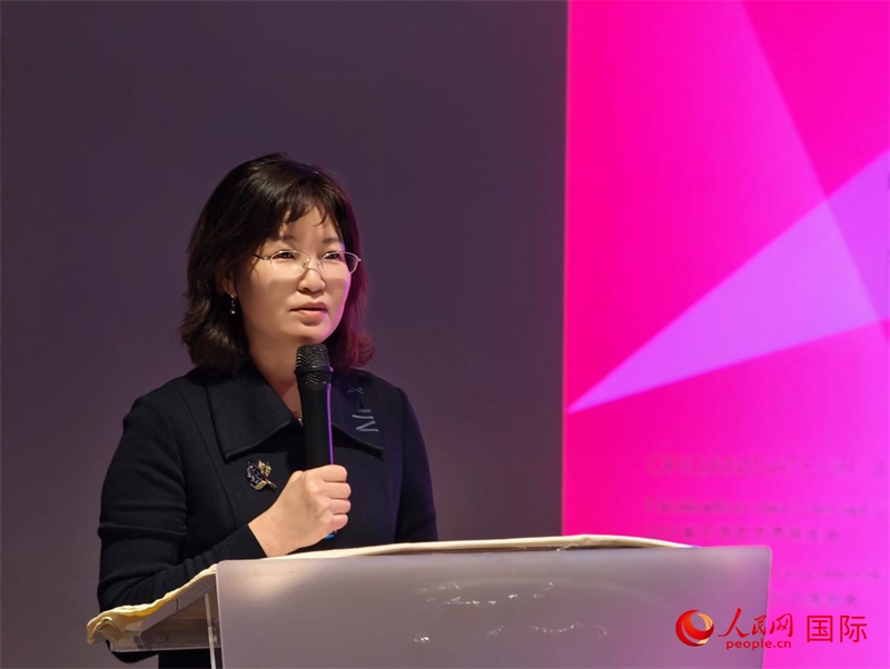 遼寧省文聯(lián)黨組書記、主席邵玉英致辭。人民網(wǎng)記者 于超凡攝