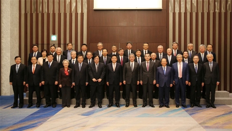 開幕式前中日主要與會嘉賓合影。主辦方供圖