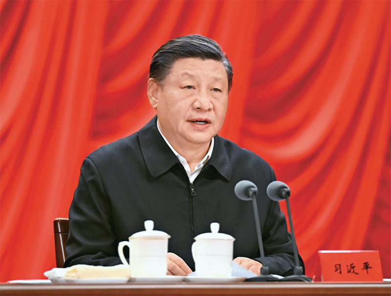 2023年2月7日，新進(jìn)中央委員會的委員、候補(bǔ)委員和省部級主要領(lǐng)導(dǎo)干部學(xué)習(xí)貫徹習(xí)近平新時代中國特色社會主義思想和黨的二十大精神研討班在中央黨校（國家行政學(xué)院）開班。中共中央總書記、國家主席、中央軍委主席習(xí)近平在開班式上發(fā)表重要講話。 新華社記者 李學(xué)仁/攝