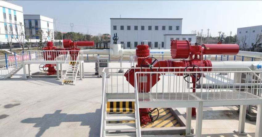 300兆瓦壓氣儲能示范工程鹽穴儲氣庫井場。受訪者供圖