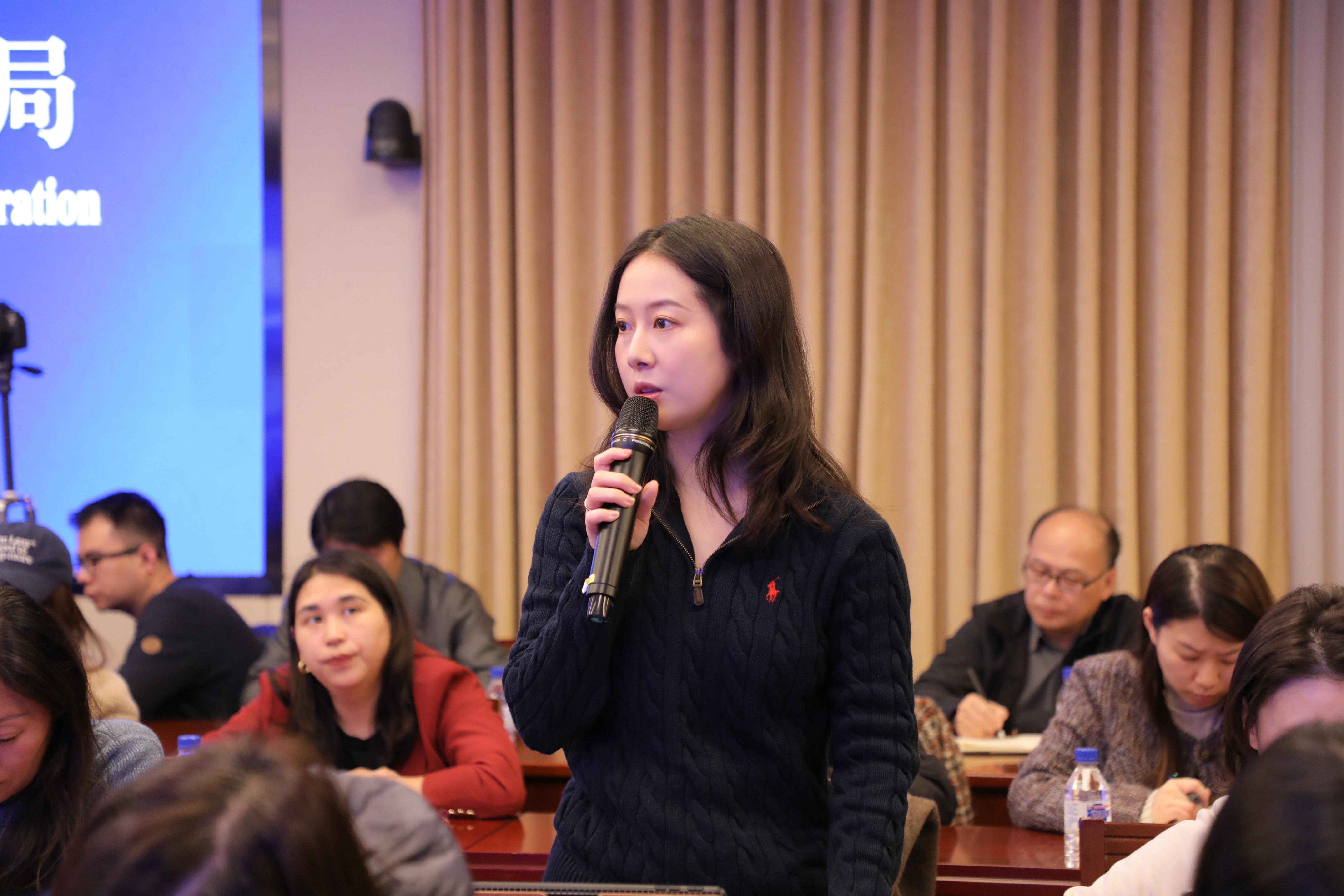 人民網(wǎng)記者提問。會議方供圖