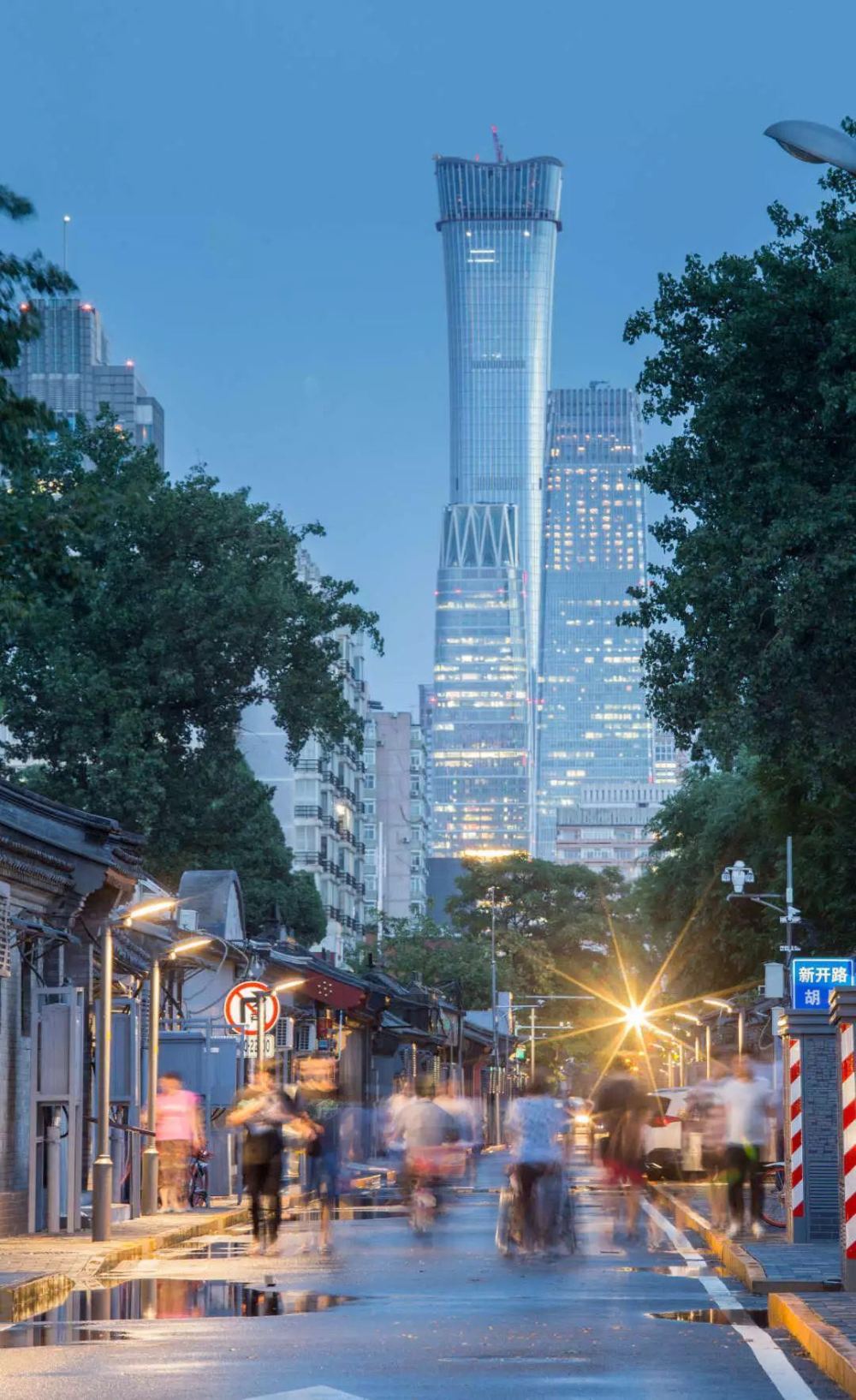 西總布胡同景觀。（受訪者供圖）