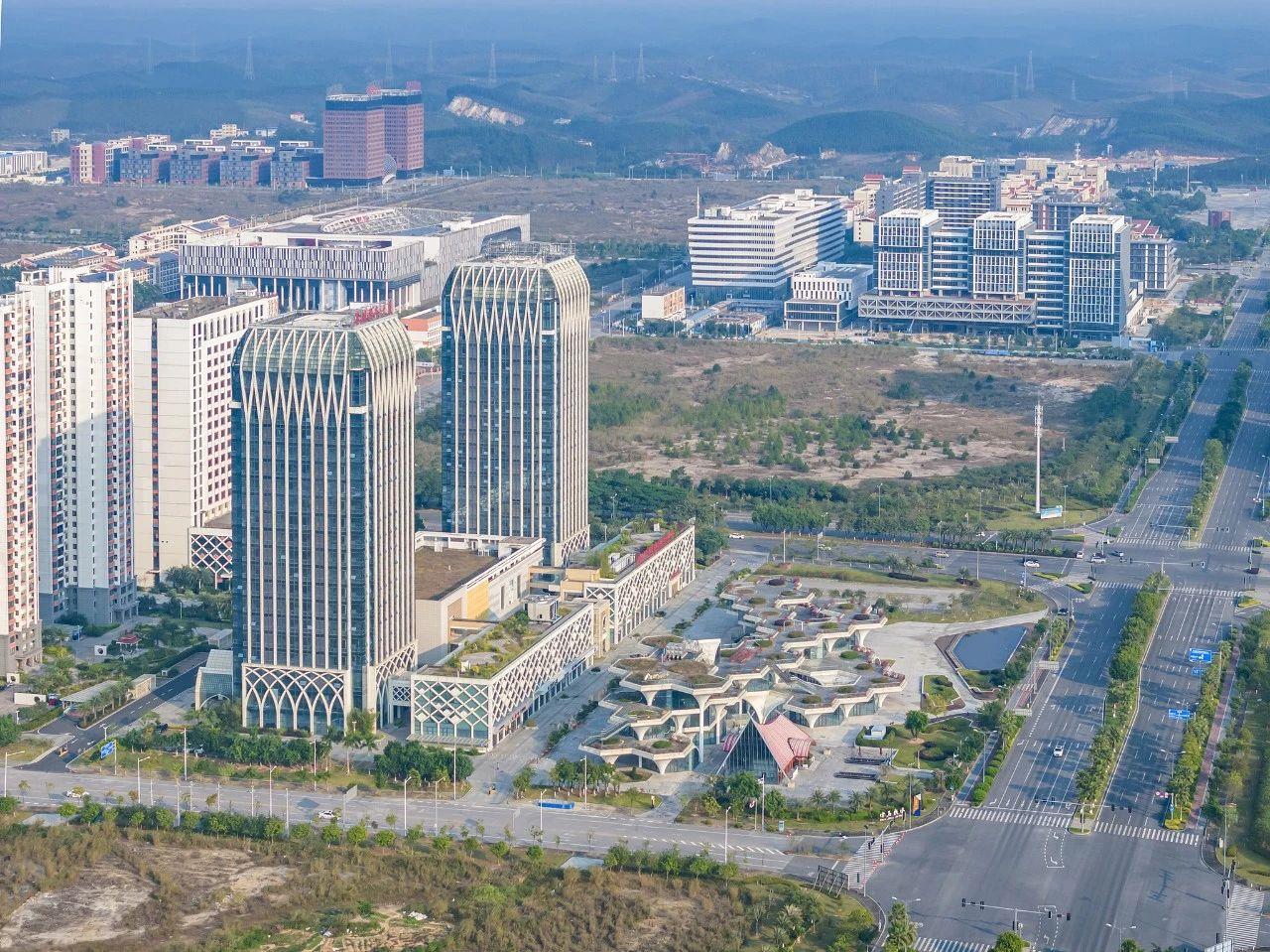 2023年11月，廣西欽州，航拍中國—馬來西亞欽州產(chǎn)業(yè)園區(qū)。