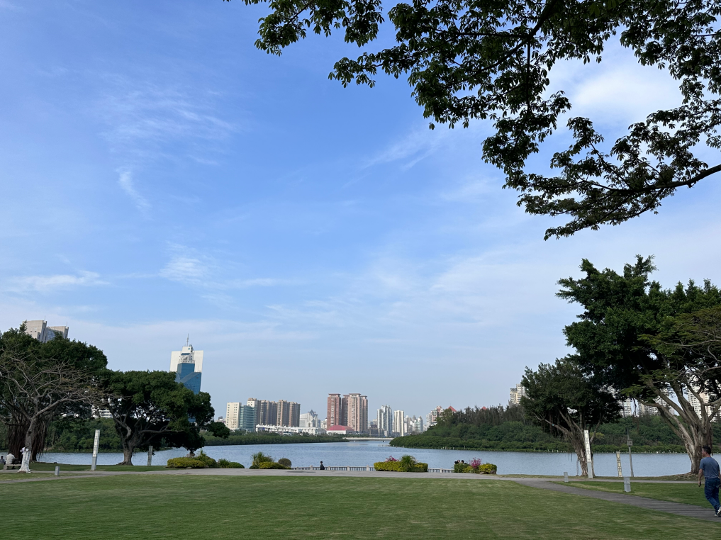 筼筜湖畔，風(fēng)景如畫。人民網(wǎng)記者 王紹紹攝