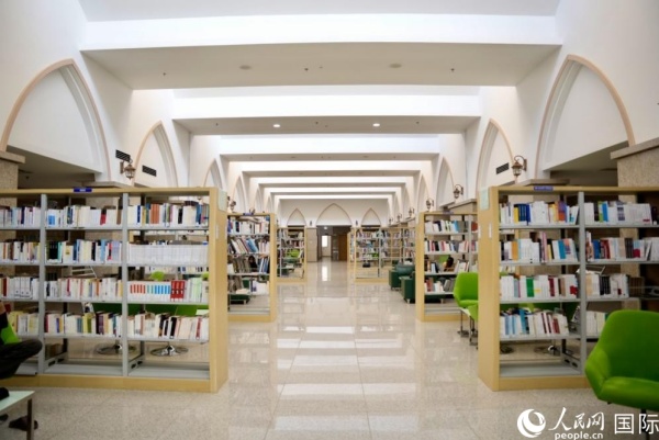 圖為吉布提國家圖書館一角。人民網 塔里克·易卜拉欣攝