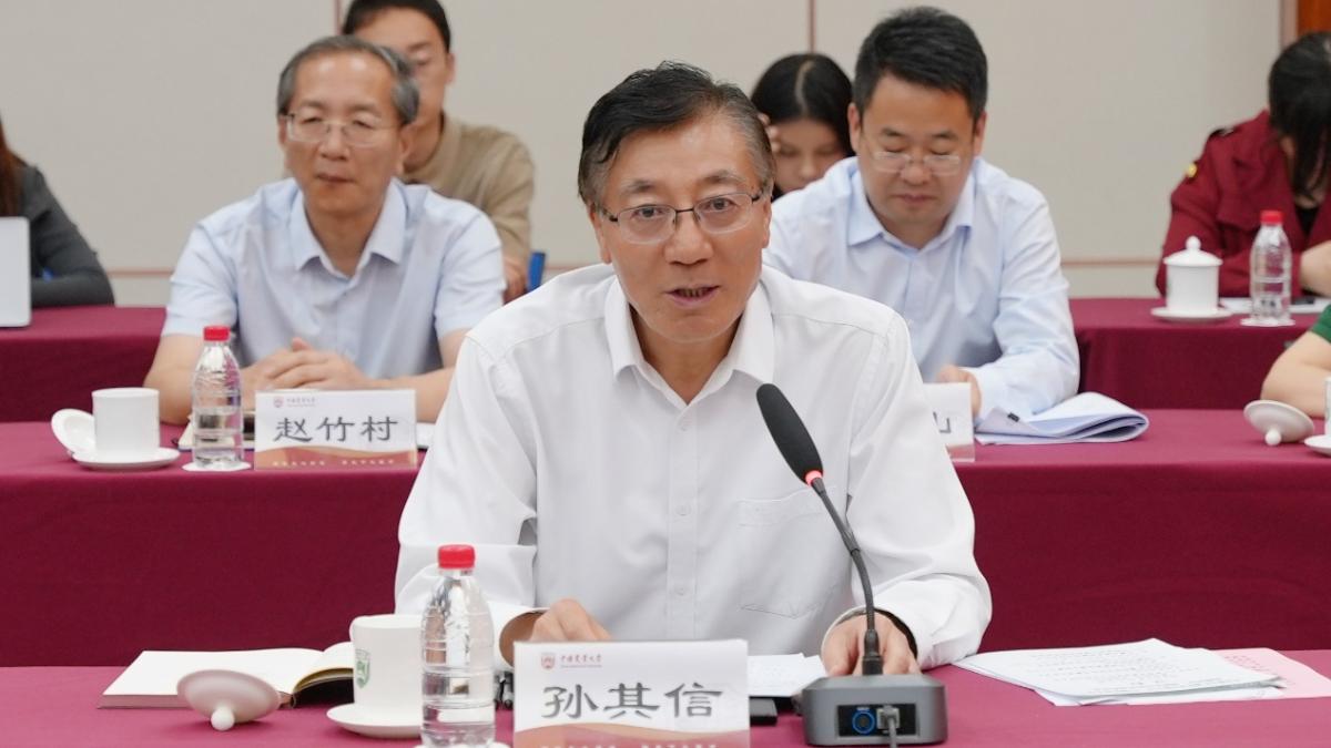 中國工程院院士、中國農業(yè)大學校長孫其信。校方供圖